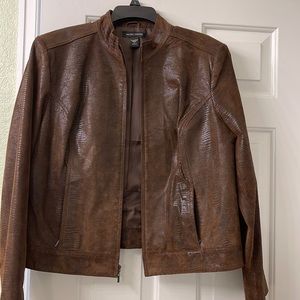 Valerie Stevens 100% leather jacket.